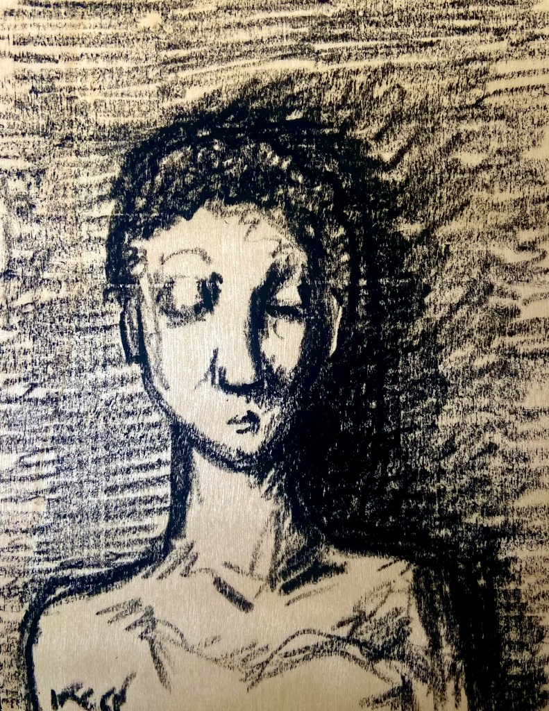 The Pensive Boy - artwork by Kynan Clarke-Chancellor